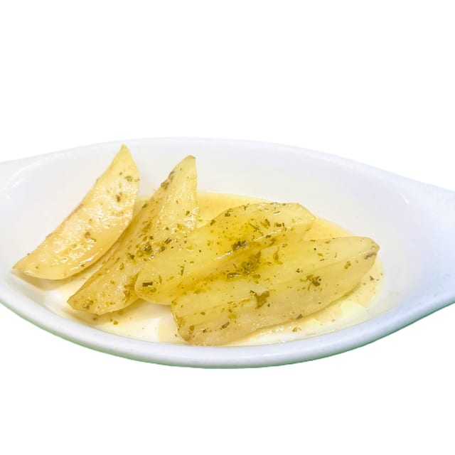 Baked Lemon Potatoes.